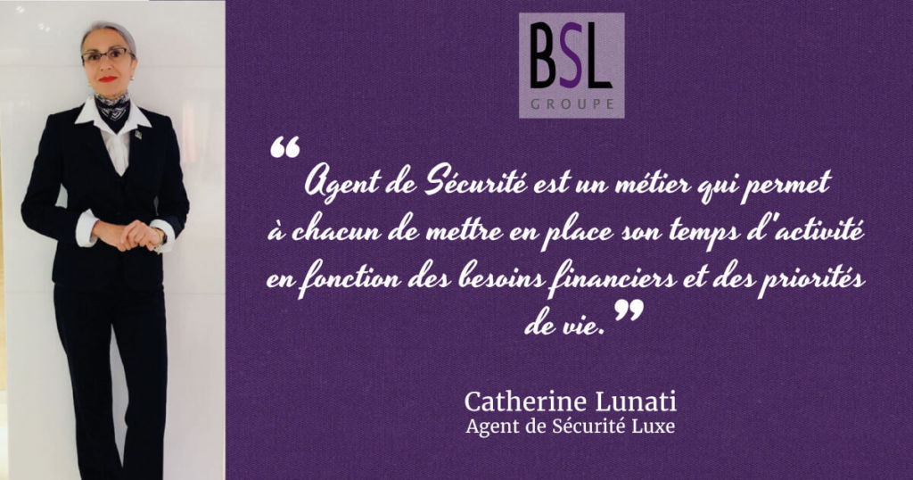 groupe bsl catheine lunati agent de securite femme