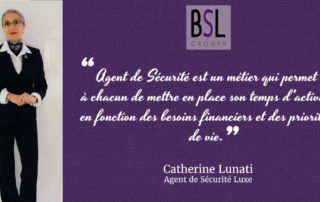 groupe bsl catheine lunati agent de securite femme