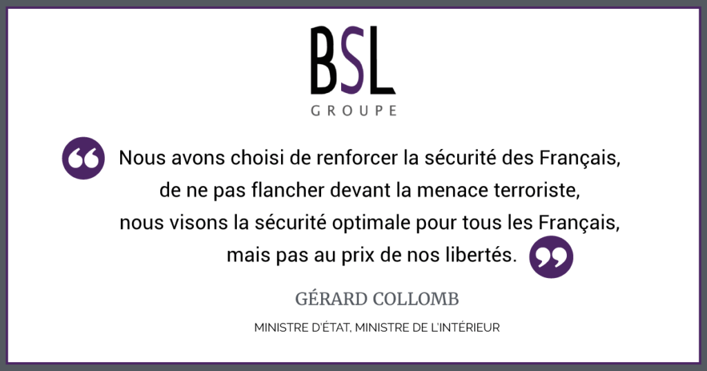 bslsecurite societe de securite paris projet loi lute contre terrorisme