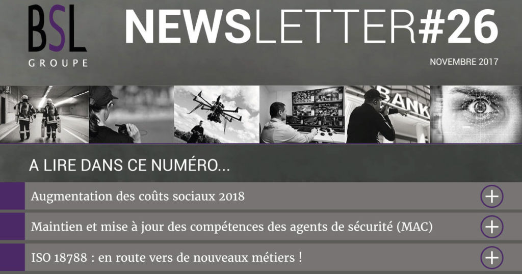 newsletter  groupe bsl securite entreprise gardiennage ile de france