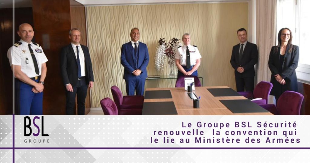 groupe bsl securite signature convention garde nationale ministere des armees