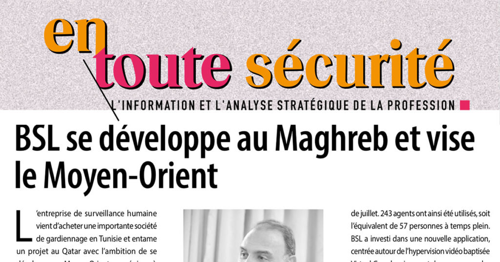 ets bsl sécurité privée maghreb