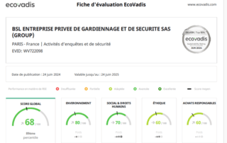 Ecovadis certification